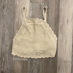 Zara crochet crop top brand new condition